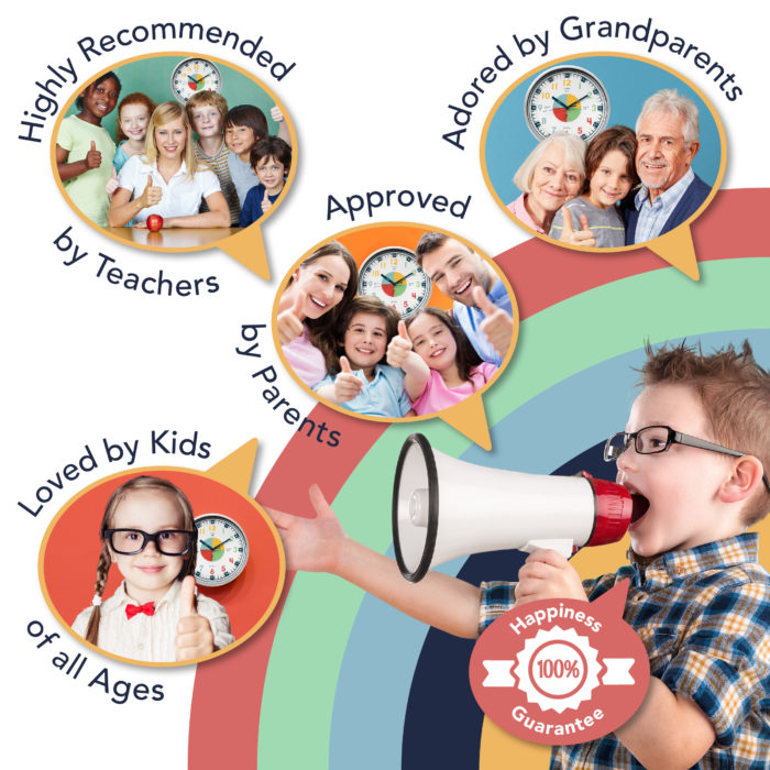 grandparents and parents teach time